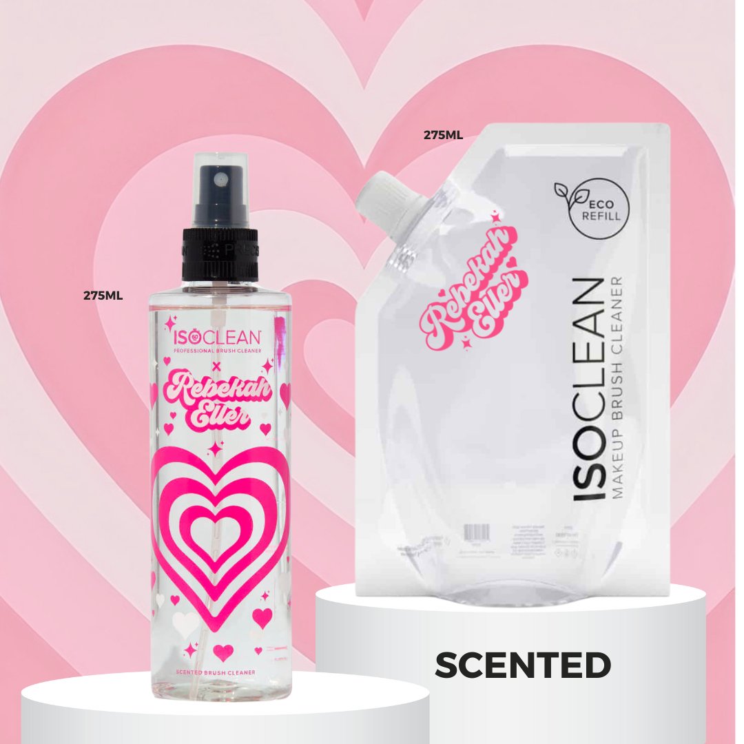 Limited Edition Bundle - ISOCLEAN x Rebekah Eller 275ML Scented Makeup Brush Cleaner & eco refill bundle - iso-clean-uk