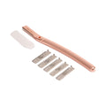 ISOCLEAN Facial Dermablade Razor With 6 Replacement Blades - For Hair Removal & Skin Exfoliation